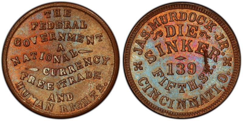 (No Date) Civil War Store Card F-165DY-12A, OH
