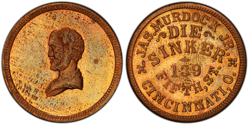 (No Date) Civil War Store Card F-165DY-5A, OH