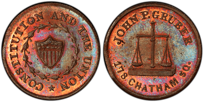 (No Date) Civil War Store Card F-630AG-5A, NY