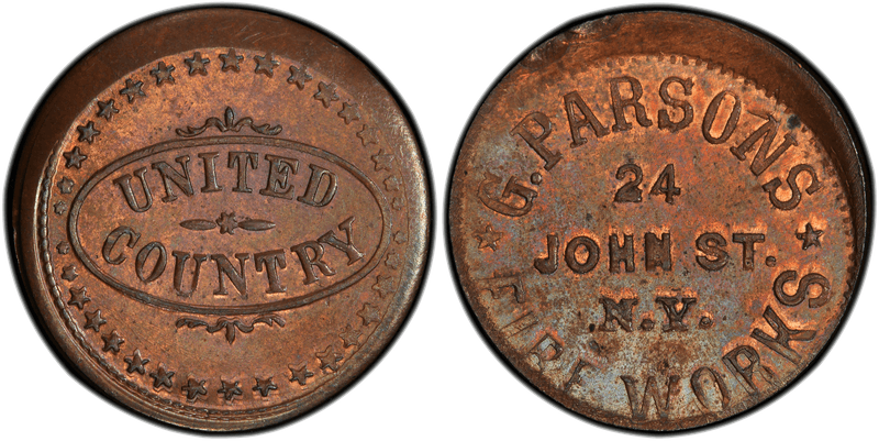 (No Date) Civil War Store Card F-630BE-12A, NY