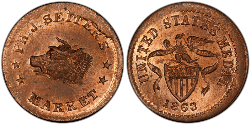 (No Date) Civil War Store Card F-630BQ-3A, NY