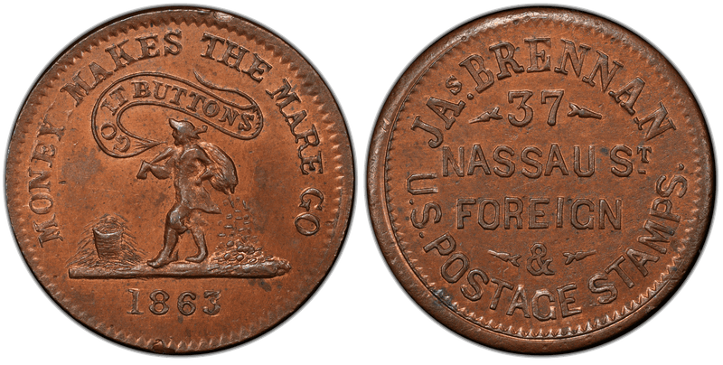 (No Date) Civil War Store Card F-630I-3A, NY