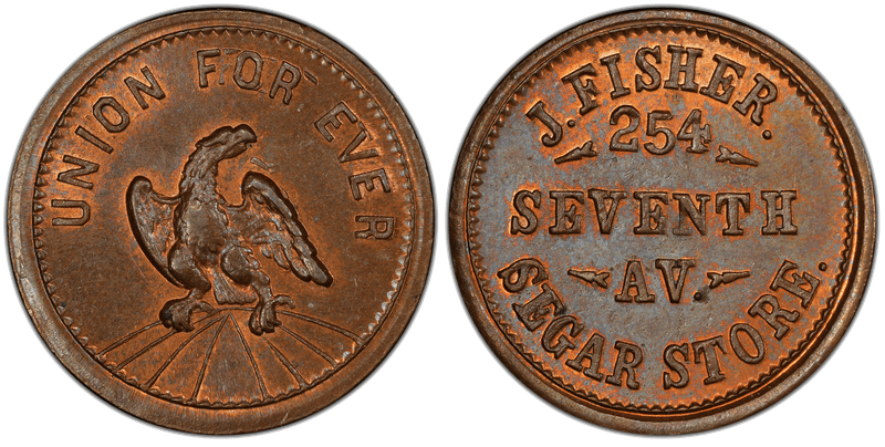 (No Date) Civil War Store Card F-630Y-1A, NY