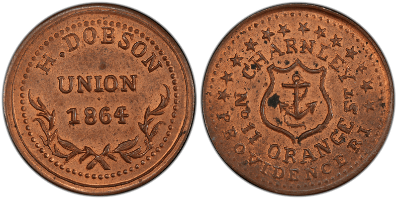 (No Date) Civil War Store Card F-700C-4a, RH