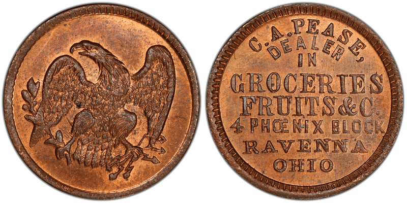 (No Date) Civil War Store Card F-765C-3A, OH