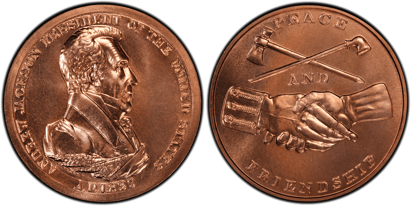 No Date Medal Andrew Jackson