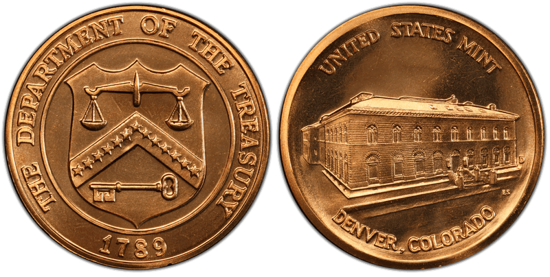 No Date Medal Denver Mint Bronze 1 5/16"