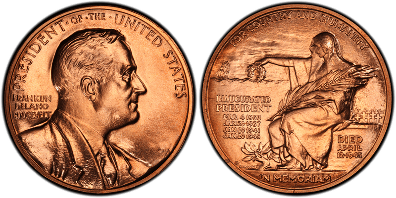 No Date Medal Franklin D. Roosevelt