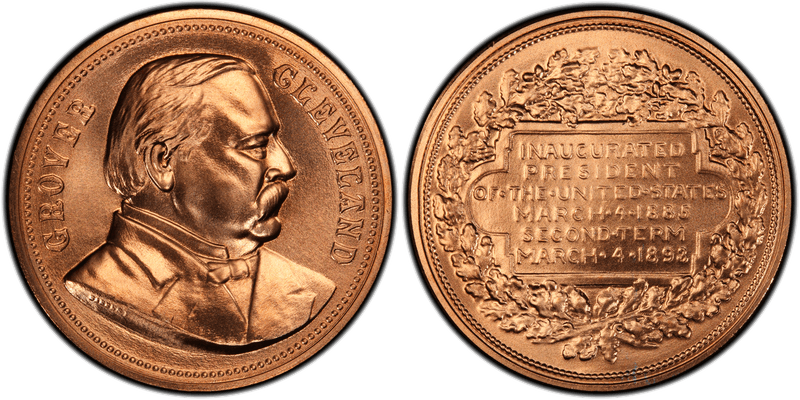 No Date Medal Grover Cleveland