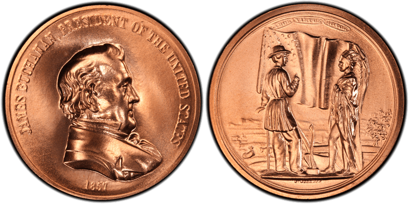 No Date Medal James Buchanan