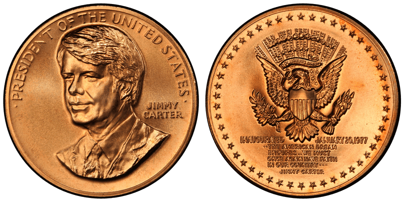No Date Medal Jimmy Carter