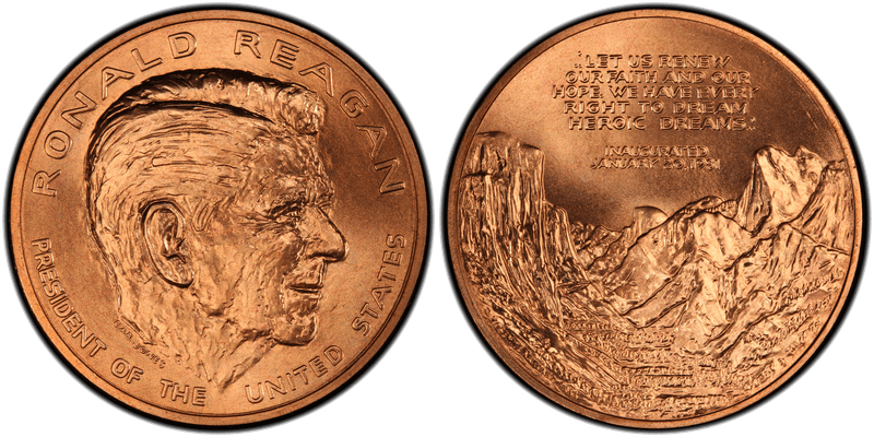 No Date Medal Ronald Reagan