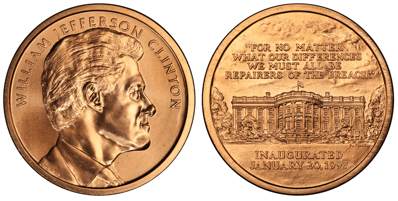 No Date Medal W. J. Clinton 2nd Term