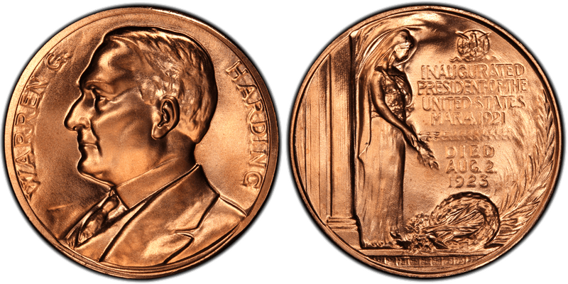 No Date Medal Warren G. Harding