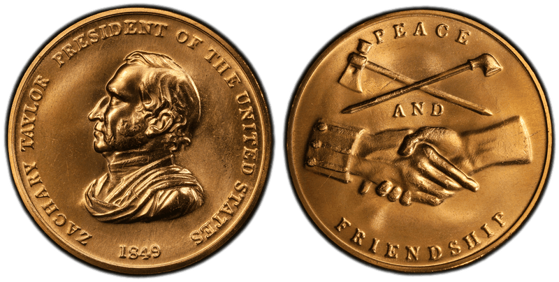 No Date Medal Zachary Taylor Type 1