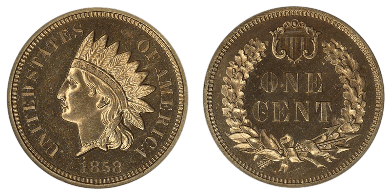 1858 Cent Patterns