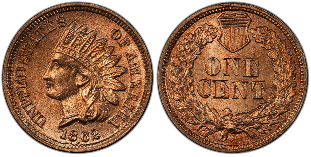 1862 Indian Head Cent Misplaced Date FS-301 Snow-2