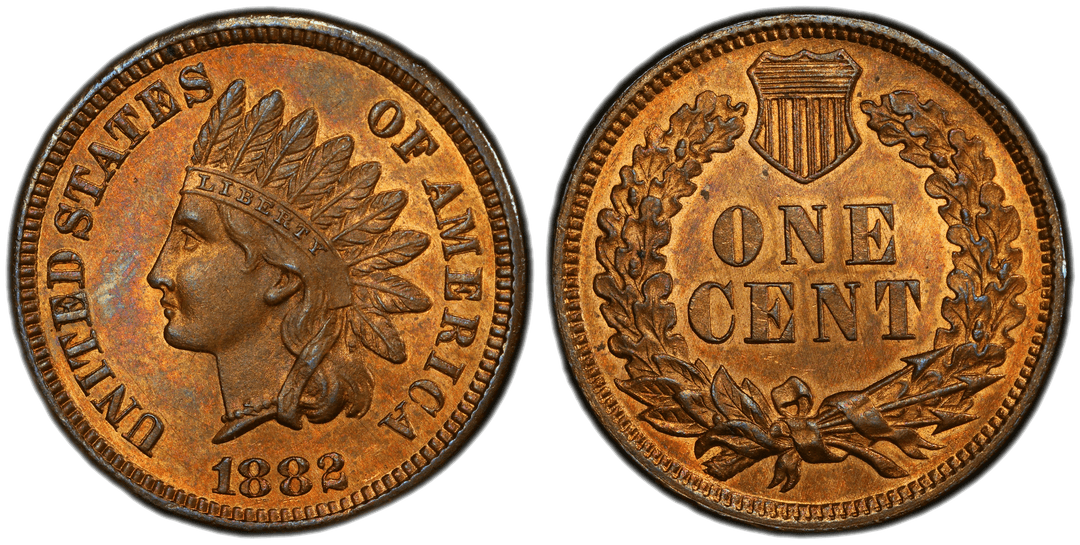 1882 Indian Head Cent Misplaced Date FS-302 Snow-6