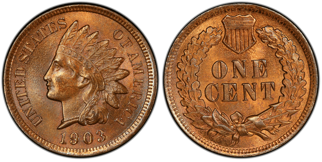 1903 Indian Head Cent Die Clash