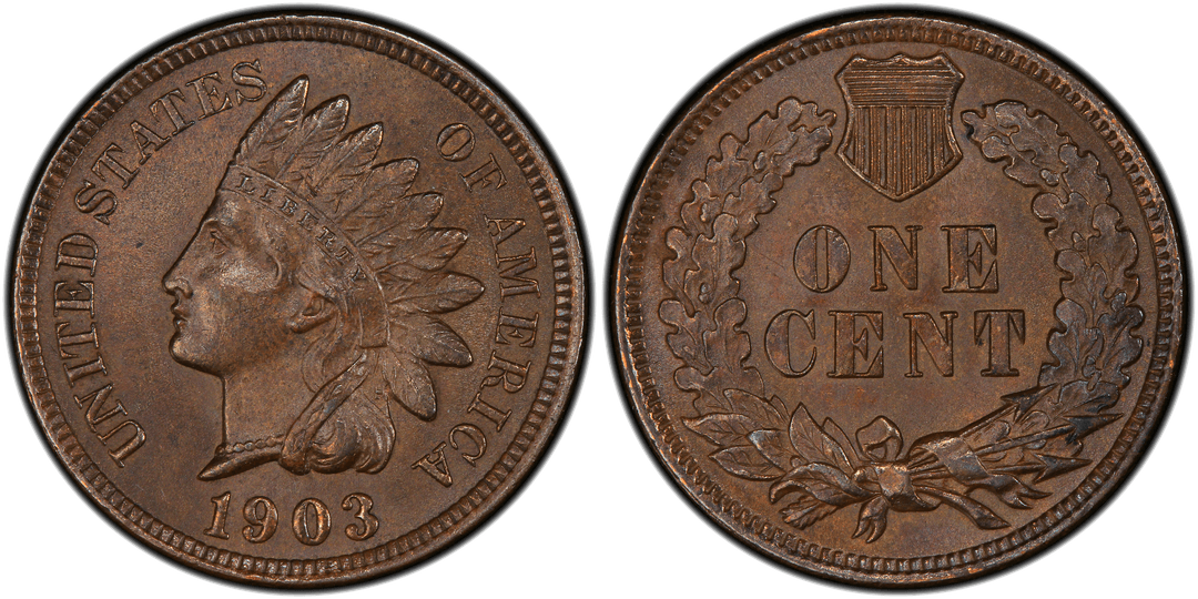 1903 Indian Head Cent Misplaced Date FS-302 Snow-6
