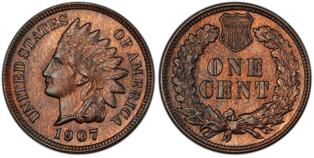 1907 Repunched Date error coin