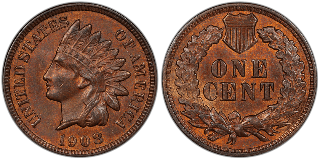 1908 Misplaced Date error coin