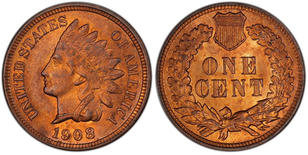 1908 Misplaced Date error coin