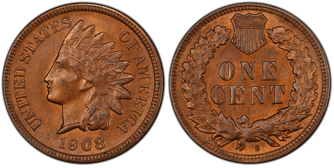 1908 Repunched Mint Mark error coin