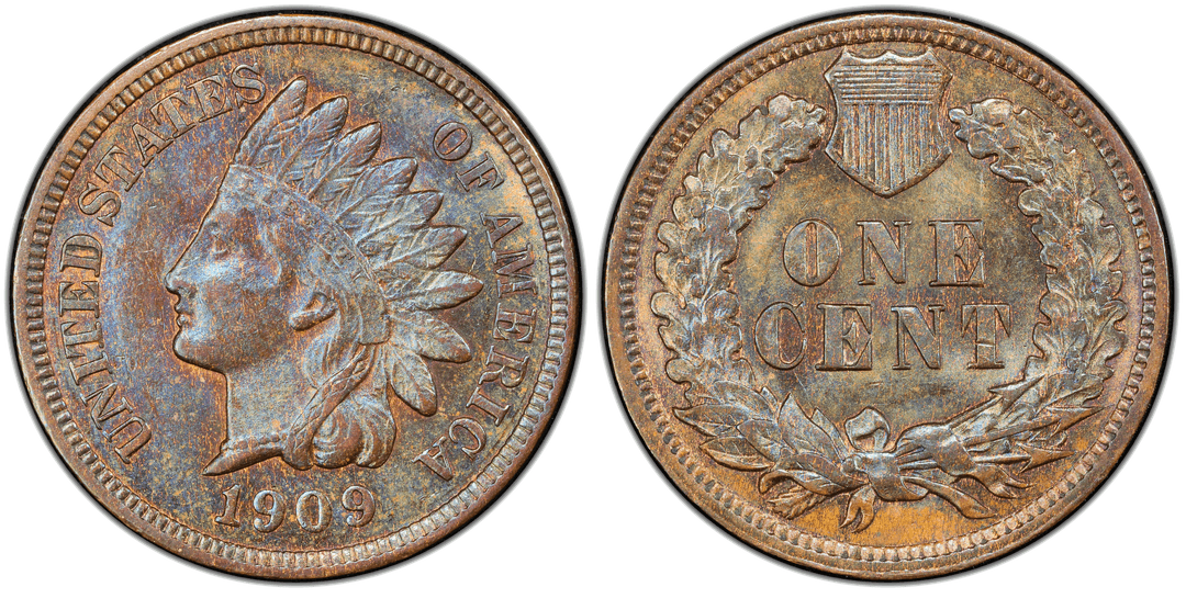 1909 Indian Head Cent Die Clash