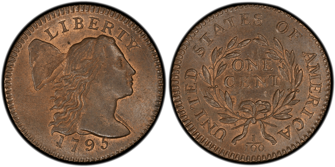1795 Liberty Cap Large Cent (Lettered Edge) Obverse Spiked Head