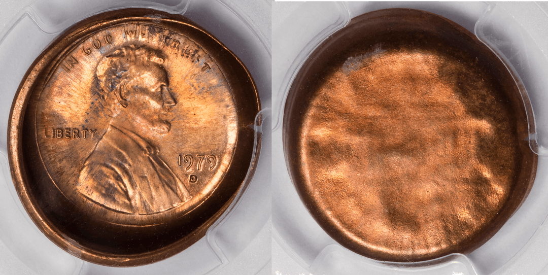 1979 (D) Lincoln Memorial Cent Capped Die (Obverse)