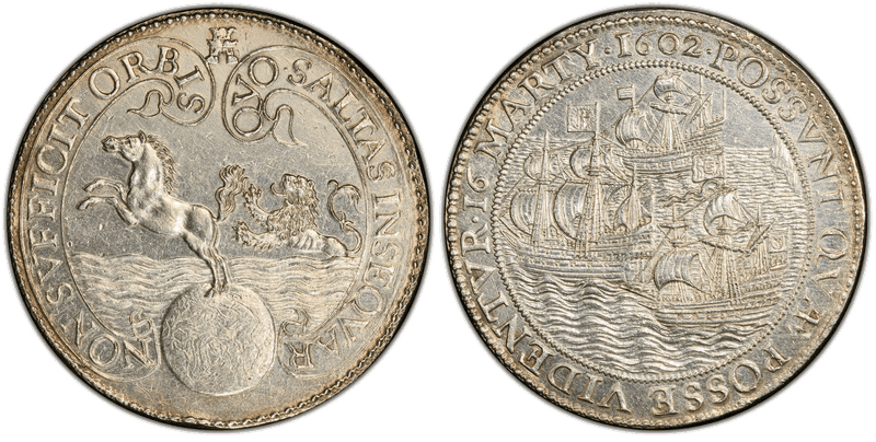 1602 Silver Medal Betts-21, New World Rivalry