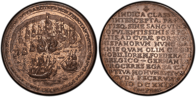 1629 Silver Medal Betts-25, Matanzas Bay