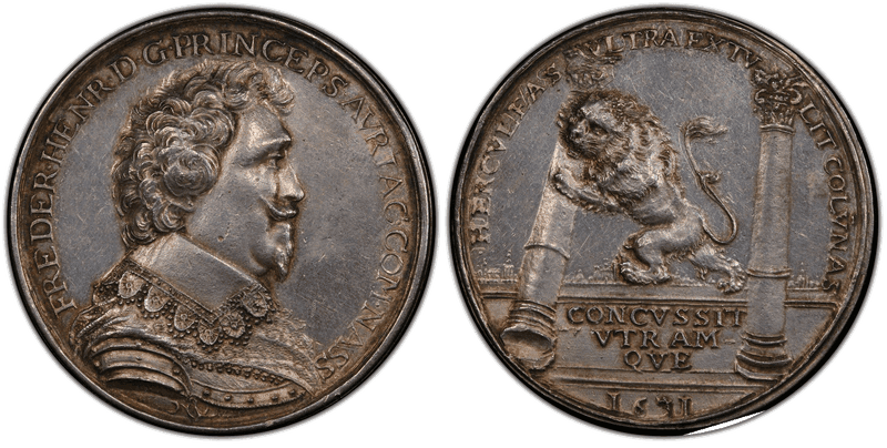 1631 Silver Medal Betts-33, Dutch Naval Victory