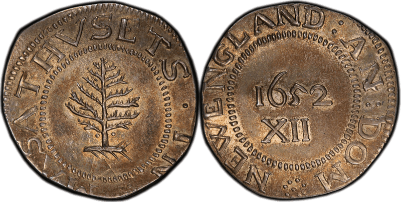 1652 Shilling Pine Tree - Large Planchet