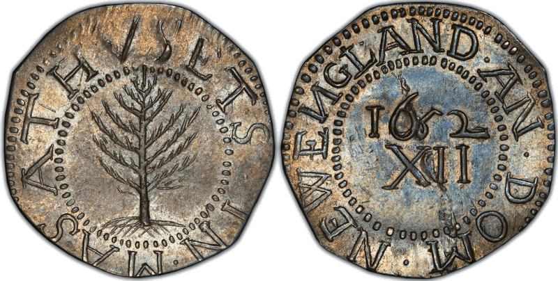 1652 Shilling Pine Tree - No Pellets