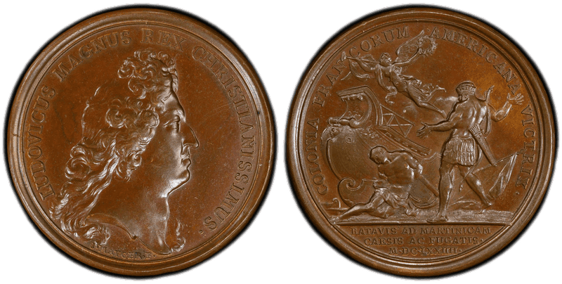1674 Bronze Medal Betts-48, Martinique