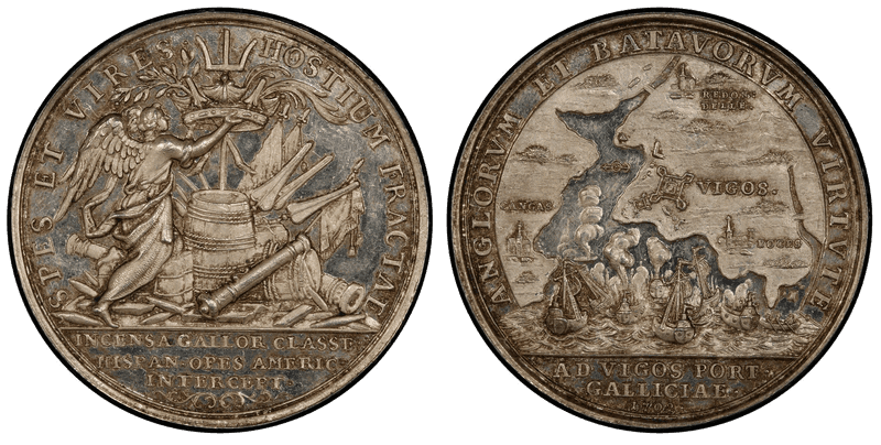 1702 Silver Medal Betts-98, Eimer-395b