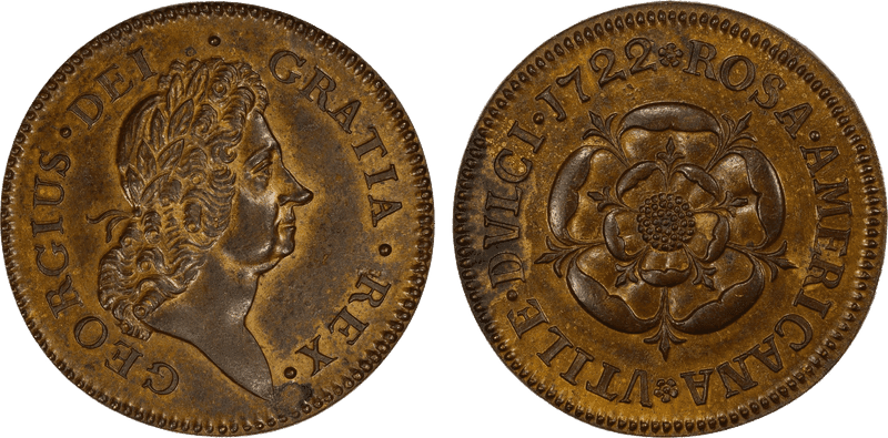 1722 Penny Rosa Americana - VTILEDVLC