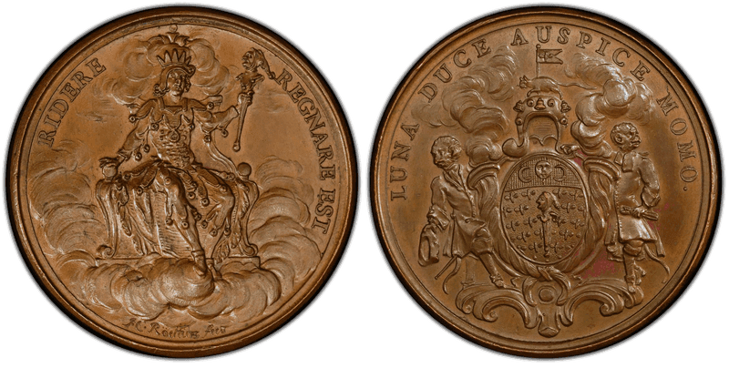 1723 Bronze Medal Adams S-3, John Law Satirical