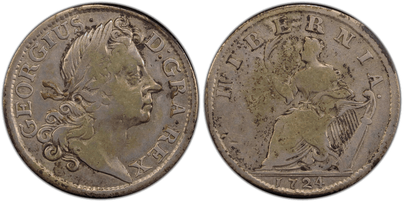 1723 Farth Hibernia - Silver Pattern