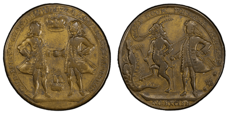 1740 Bronze Medal Admiral Vernon, A-C NLv 8-G