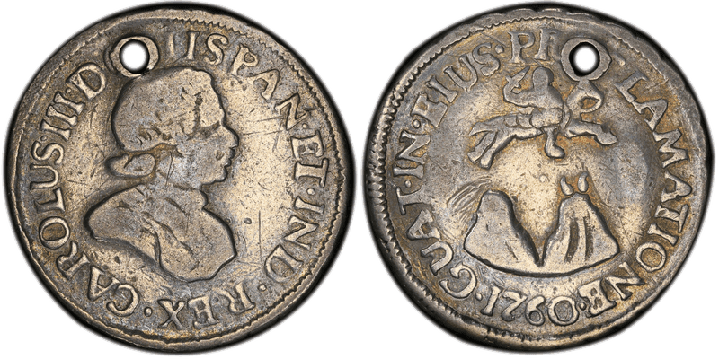 1760 Silver Medal Betts-461, Guatemala