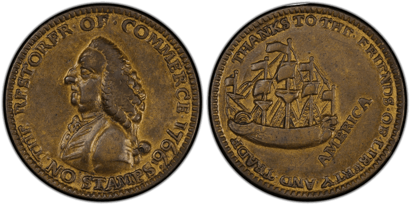 1766 Farthing William Pitt