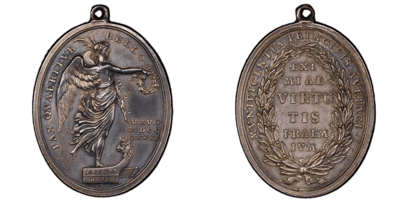1781 Silver Medal Betts-585, Battle of Doggersbank