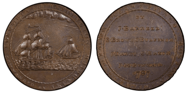 1787 Bronze Medal Columbia & Washington