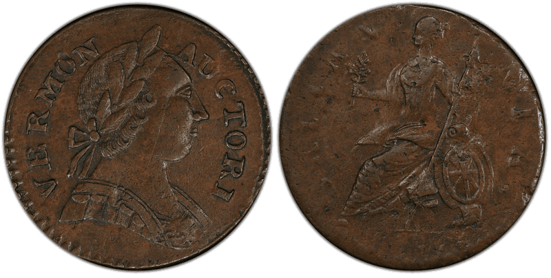 1787 VT 1/2P Britannia Half Penny