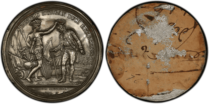 1789 White Metal Medal J-MI-7, Daniel Morgan