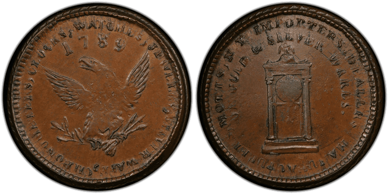 1789' Token Mott - Thick - Engrailed Edge