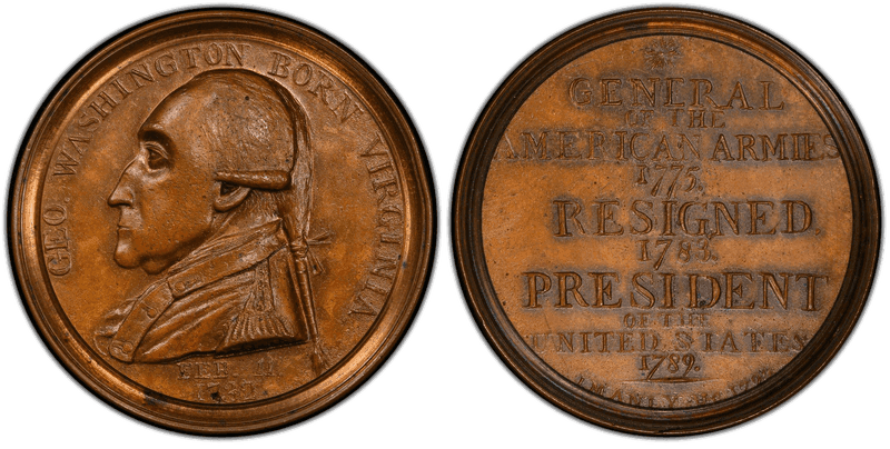 1790 Bronze Medal GW-10 - The Manly Medal